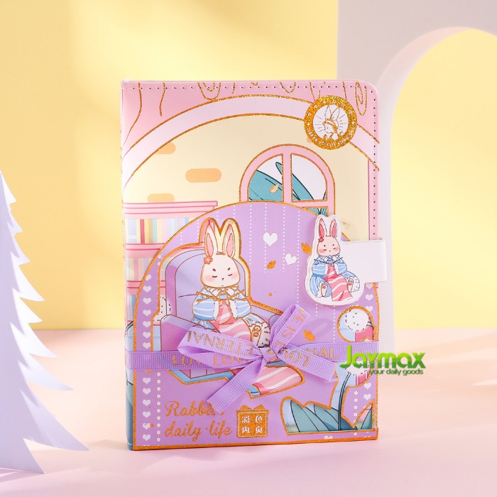 

Magnetic Notebook Rabbit Daily Life / Diary Jurnal Agenda Buku Tulis