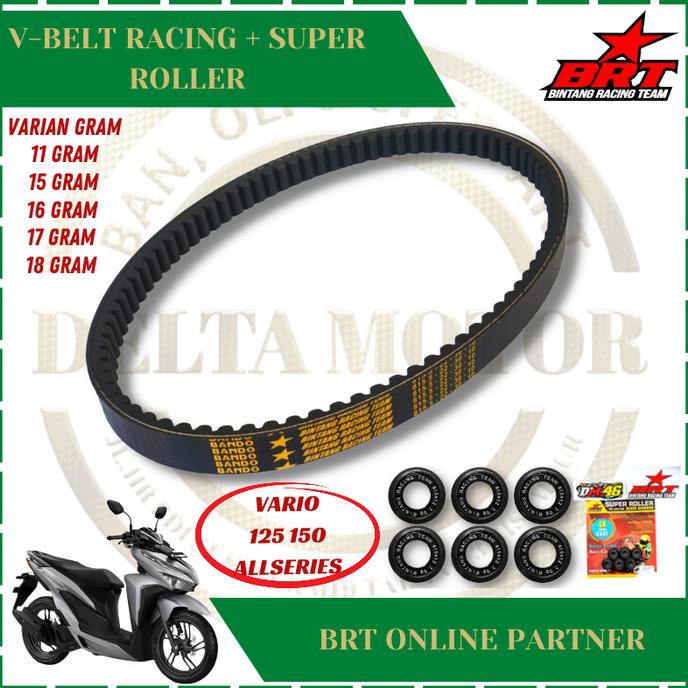 Van Belt V Belt Set Roller BRT Vario 125 Vario 150 All Series