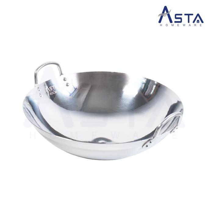 Asta Wajan Stainless Steel / Kuali Wajan Penggorengan Anti Karat 40CM