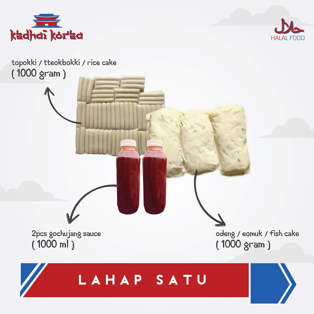 Paket Lahap 1 Topokki Tteokbokki Toppoki Odeng Eomuk Saus Gochujang Instan Halal Kedhai Korea Best S