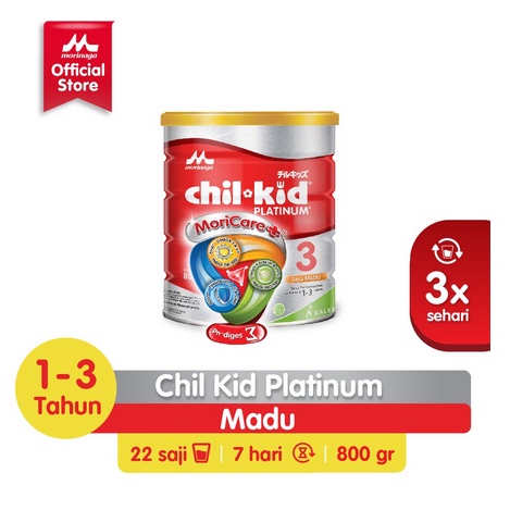 Morinaga Chil Kid Platinum Madu 800g Susu Formula Pertumbuhan Anak Usia 1-3 Tahun