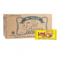 

Mie Telur Cap 3 Ayam Isi 20 Bungkus Best Seller