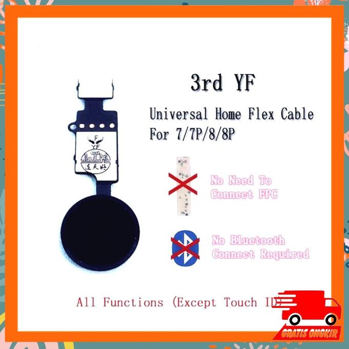 Flexible Home Button Iphone 7|7Plus|8|8Plus Tombol Home Ory
