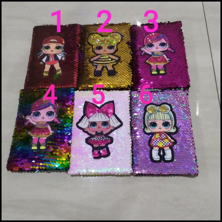 

Buku Sequin Note / Agenda Sequin / Buku Diary / Souvenir Kado Unik
