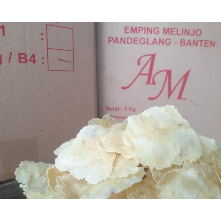 

Diskon emping mentah melinjo menes Pandeglang banten 500gram 1/2kg rasa gurih & renyah / harga murah grosir Terbaru