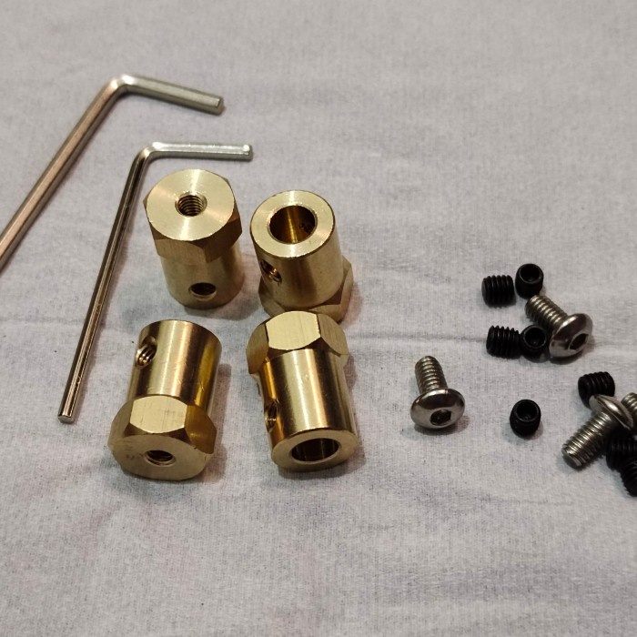 Hex roda hex adapter 5mm ke 12mm RC WPL MN JJRC untuk pelek 12mm