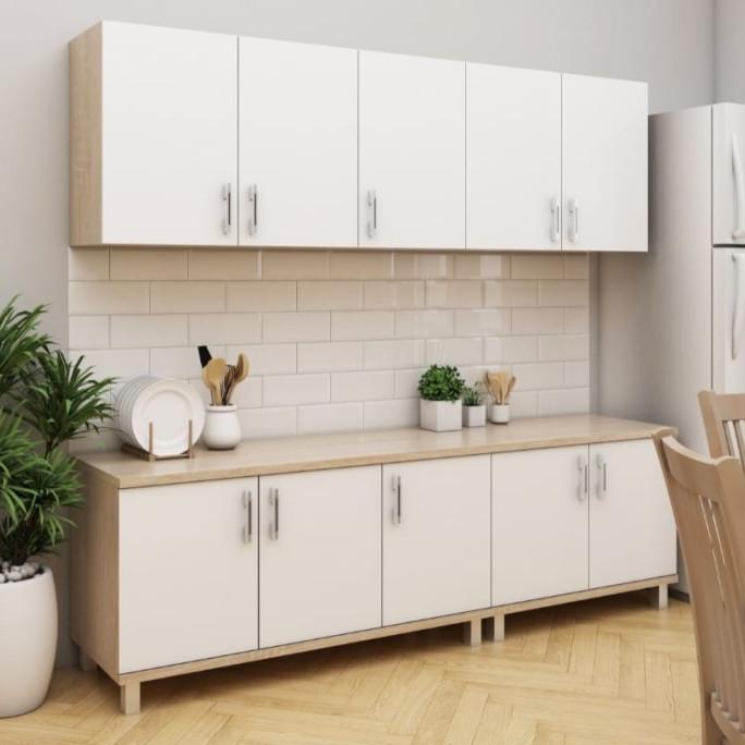 KITCHEN SET ATAS MINIMALIS RAK DAPUR GANTUNG LEMARI DAPUR MEJA DAPUR