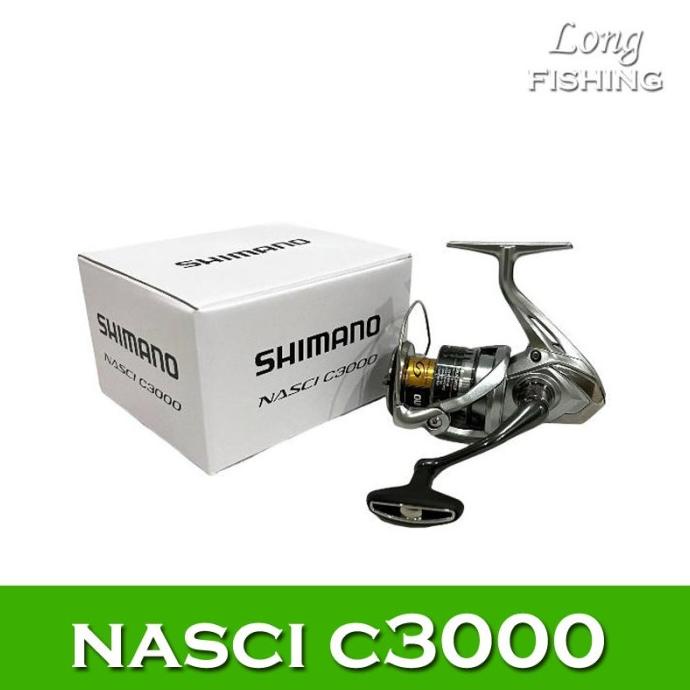 REEL SHIMANO NASCI POWER HANDLE NEW TAHUN 2021 REEL PANCING SHIMANO