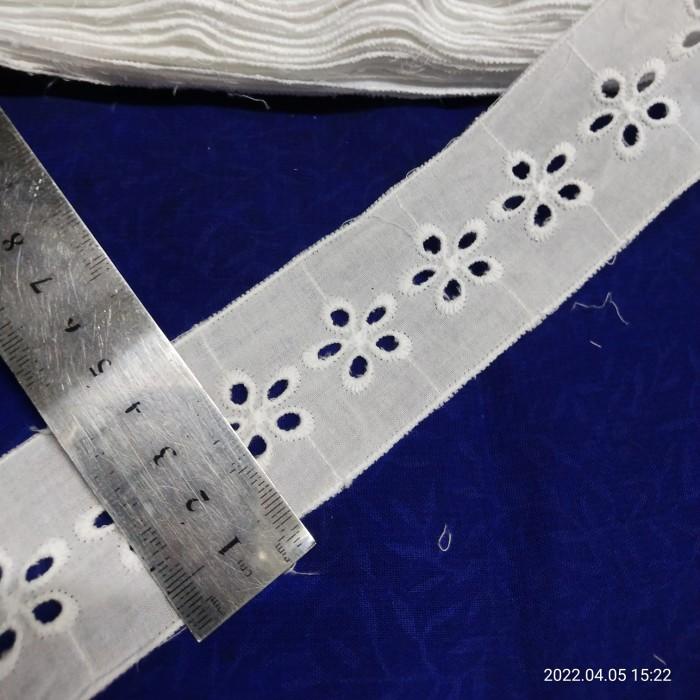 Hiok Renda Katun Renda Bordir Renda Baju