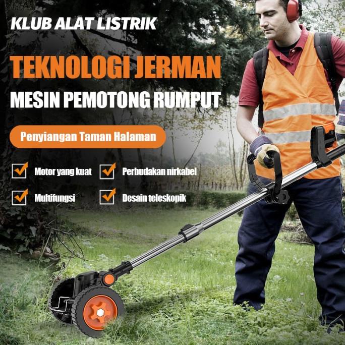 Mesin Potong Rumput mesin Pemotong Rumput Listrik Nirkabel Portabel Ta