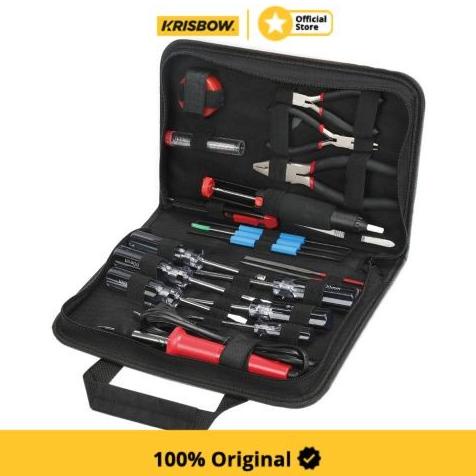 Krisbow Toolkit Perkakas Elektronik Set 20 Pcs