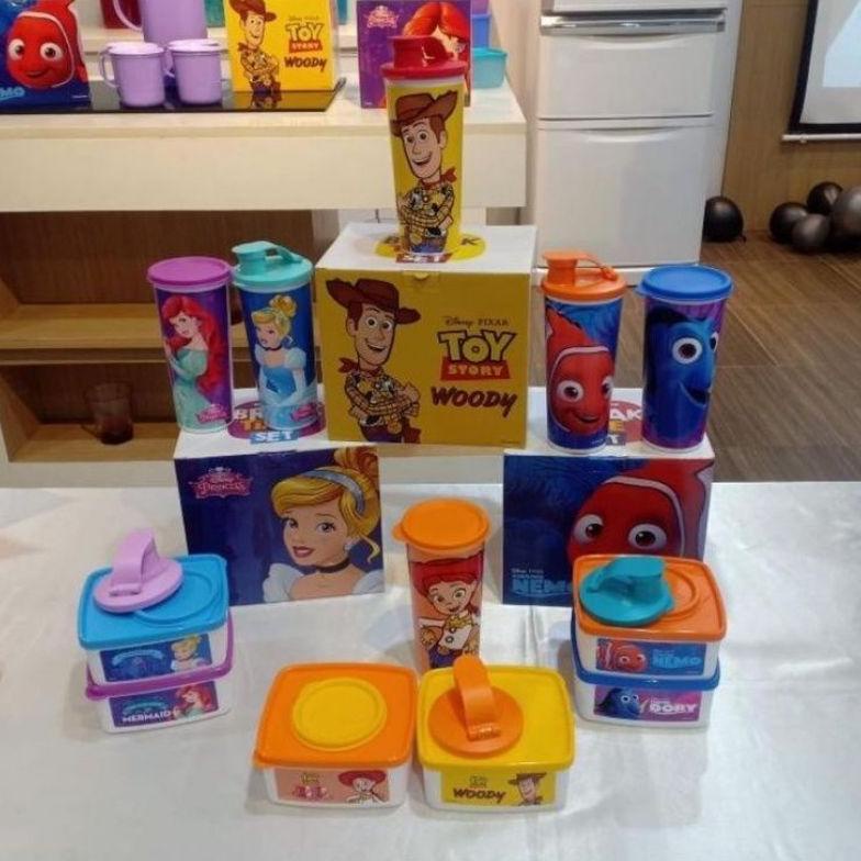

TEMPAT WADAH BEKAL break time set eceran (tanpa box) princess toy story nemo disney Best Seller