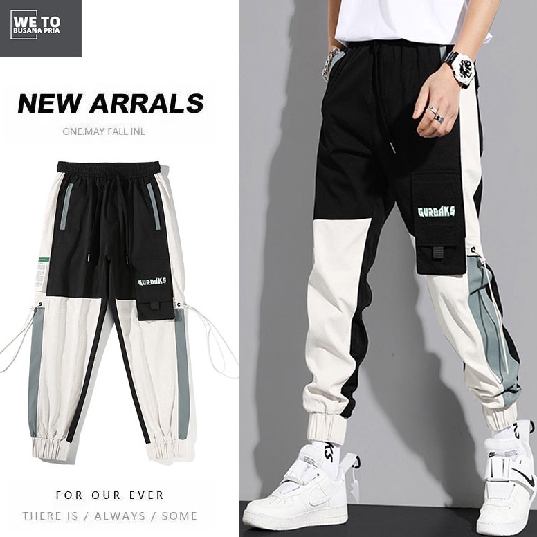 TERMURAH Celana cargo panjang pria joger pant OOTD Korean Style celana hip hop celana dance baju kor