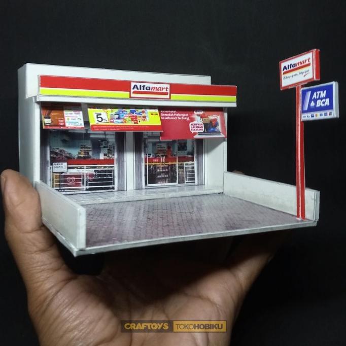 DIORAMA DIECAST - MINIATUR TOKO ALFAMART