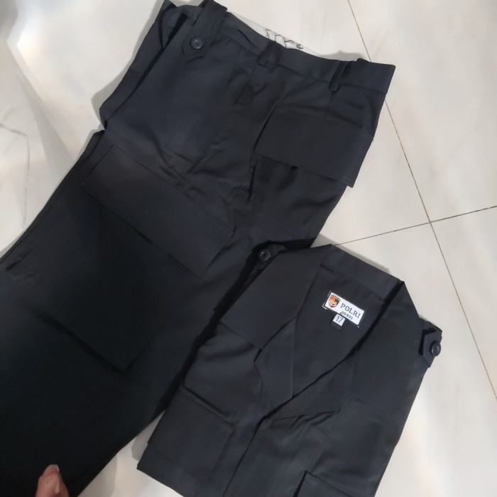 Terlaris Baju Pdl Hitam Jatah Polri Ori