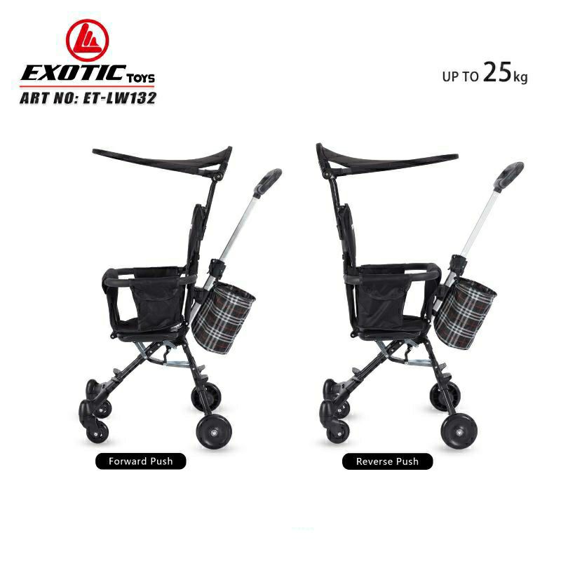 [TERMURAH BAMS ✨] FREE BUBBLEWRAP STROLLER BABY LW 116 119 DORONGAN ANAK MIKROTRIKE EXOTIC PACIFIC LW 132 116 LW119