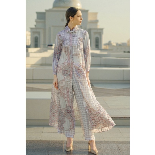 Festive Pleated Shirt Dress