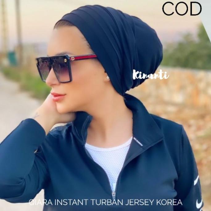 TURBAN DEWASA READY STOCK 2 - QIARA TURBAN INSTAN JERSEY KOREA
