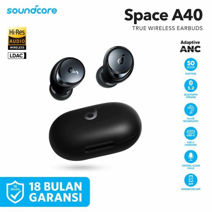 Earphone TWS Anker ANC Soundcore Space A40 - A3936