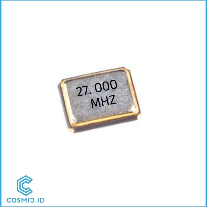 Crystal 27MHz 4 pin Xtal 27 Mhz 4pin SMD 3225 (2 pcs) Ayo Beli