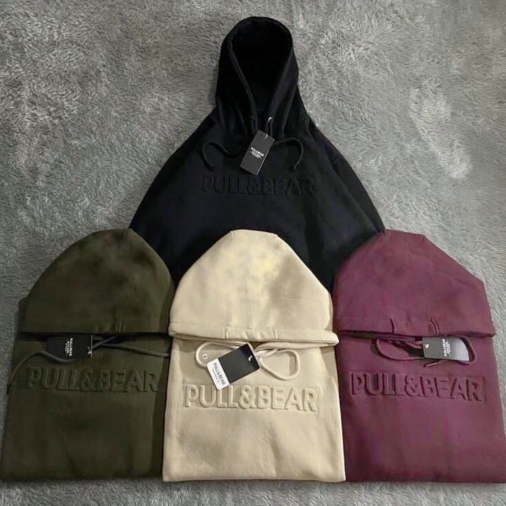 TERMURAH GMK - SWEATER HOODIE PULL AND BEAR JAKET PULLOVER SABLON EMBOSSED PRIA WANITA PREMIUM