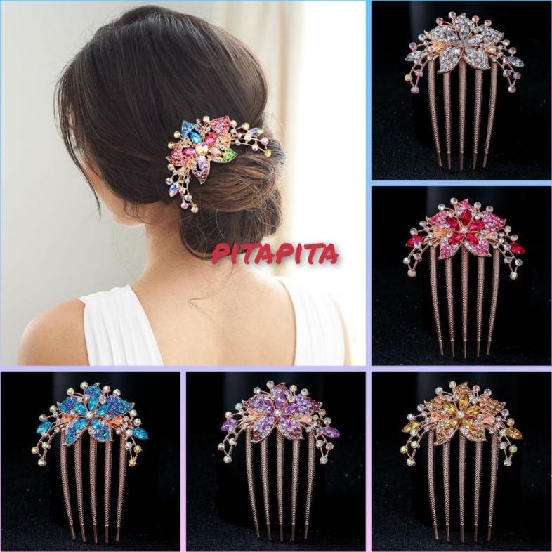 Terbaru SIRKAM RAMBUT PERMATA ZIRKON / SIRKAM BESI PESTA PREMIUM