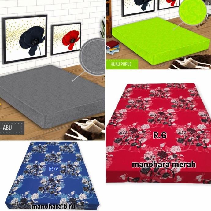Produk Baru Sarung Kasur /Sarung Kasur Polos/Sarung Kasur Busa Resleting 120X200