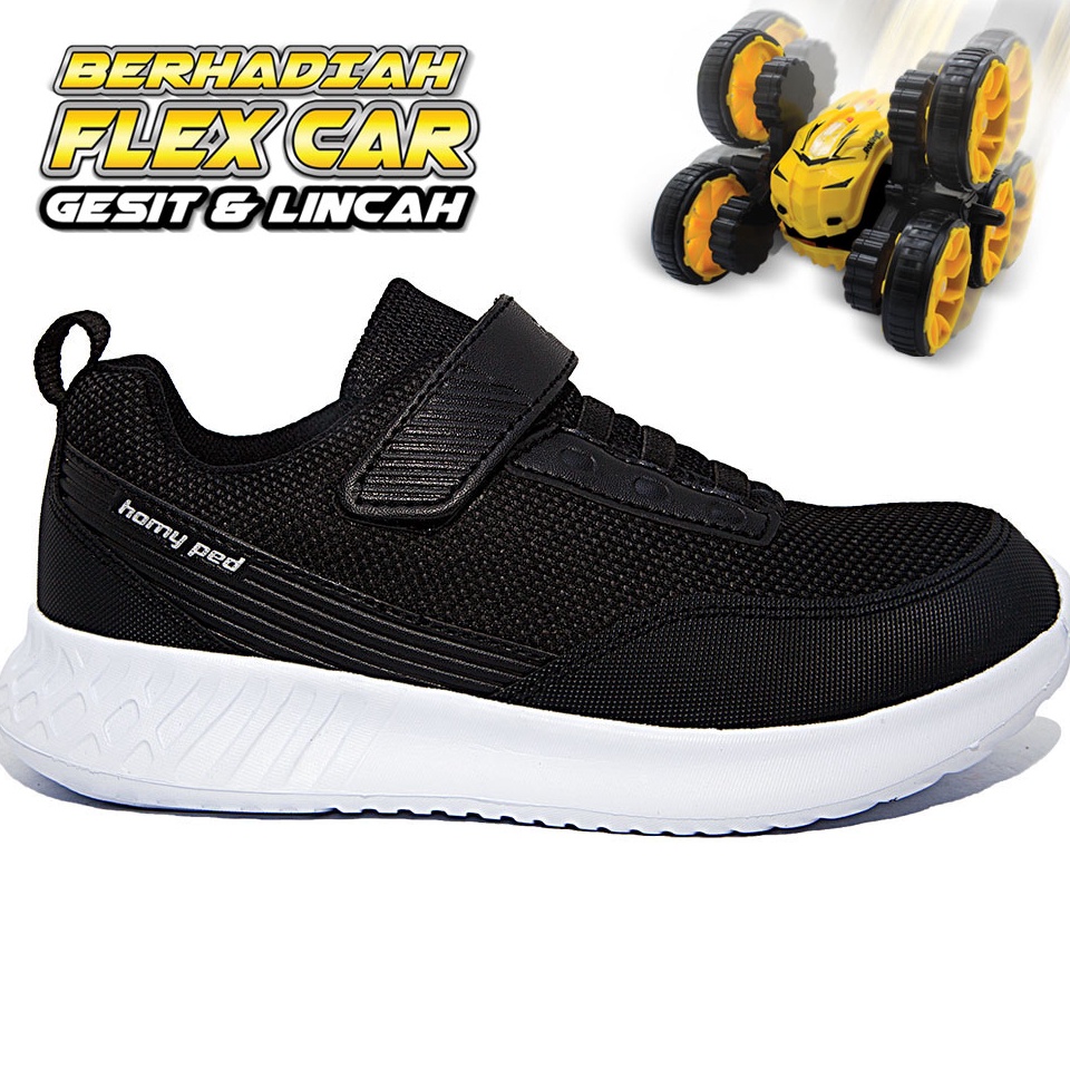 SALE Homyped Lucio 02 Sepatu Sekolah Anak Berhadiah