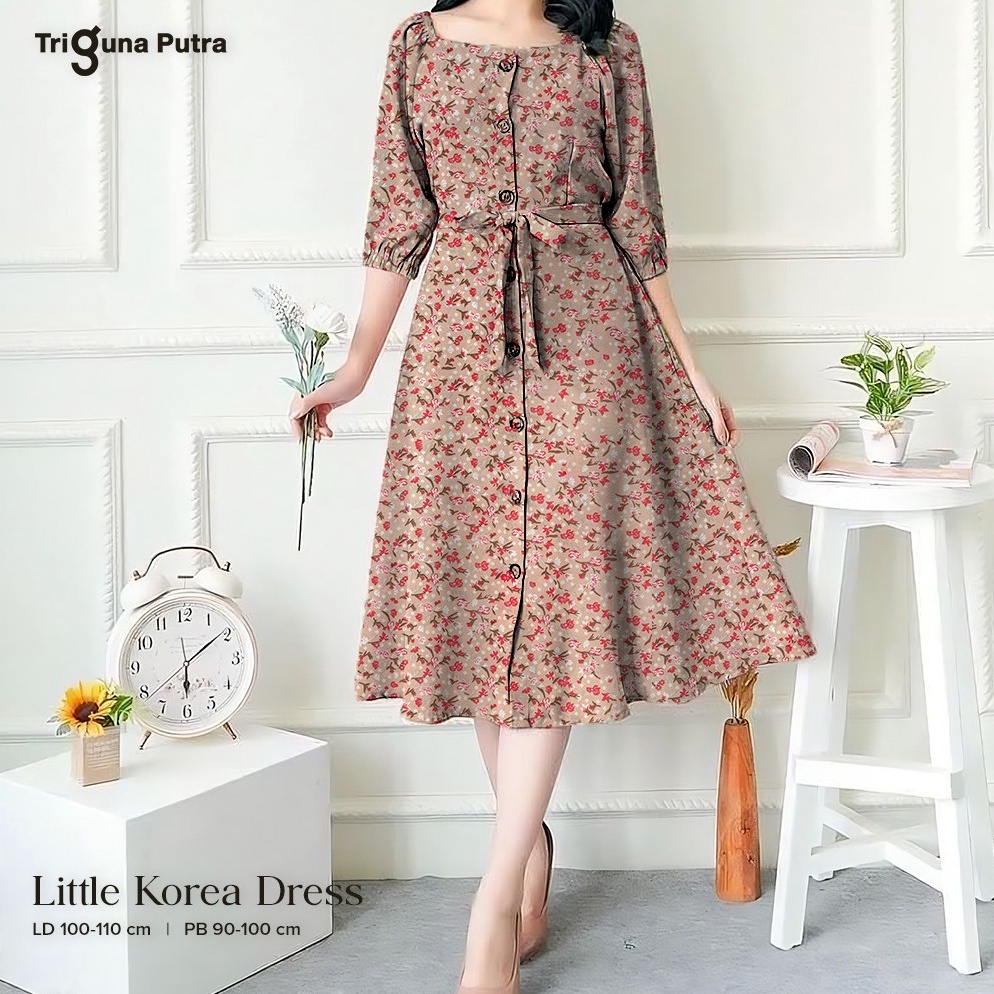 Special Edition.. Dress Tiffani Midi Dress Elegant Dress Korean Fashion TNF