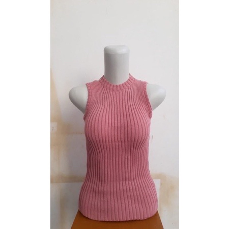 PROMO MANSET INNER KNIT TANKTOP RAJUT/ MANSET TURTLENECK INNER RAJUT TEBAL/ MANSET BAJU