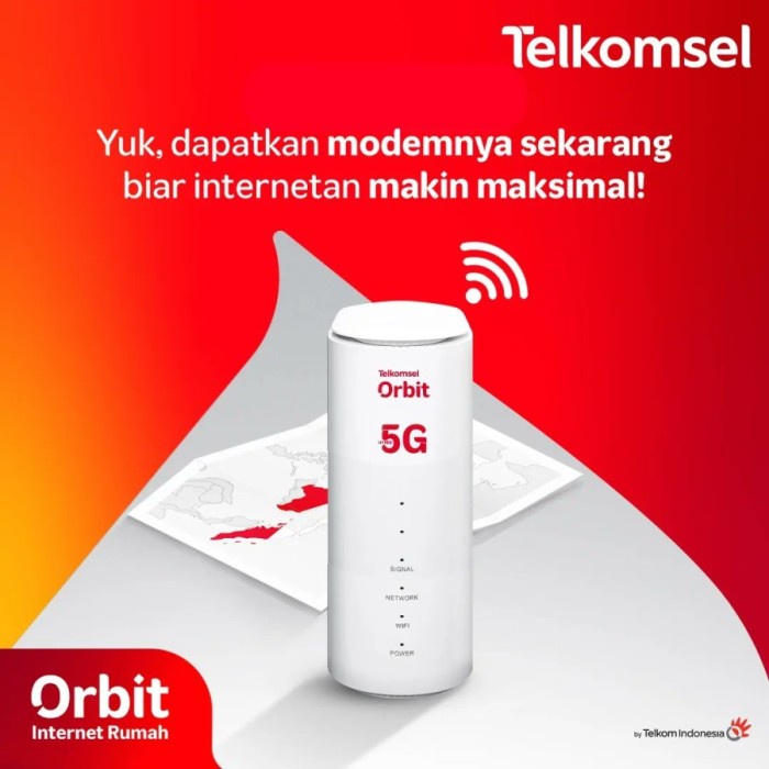 Em Router Telkomsel Orbit Turbo 5G Zte Mc801A Bonus 200 Gb