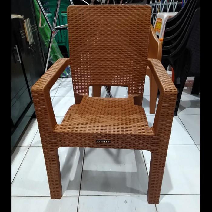 Kursi Plastik Rotan Tangan Napolly - 8R3