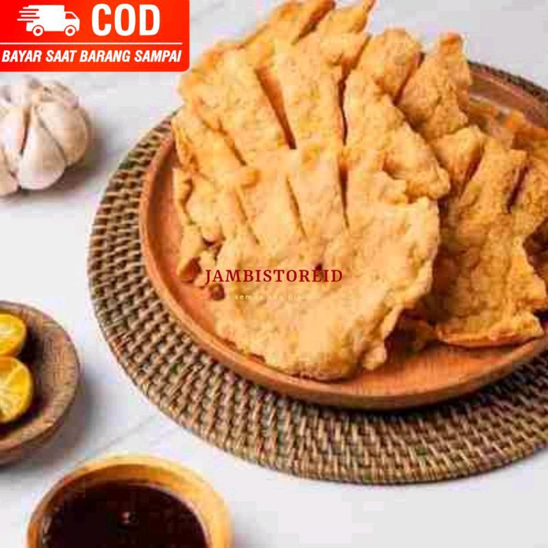 

(JAMBISTOREID) PILIH PENGIRIMAN INSTAN PO Pempek Kulit Crispy 30pcs Krispi Oleh-Oleh Pempek Balap Jambi