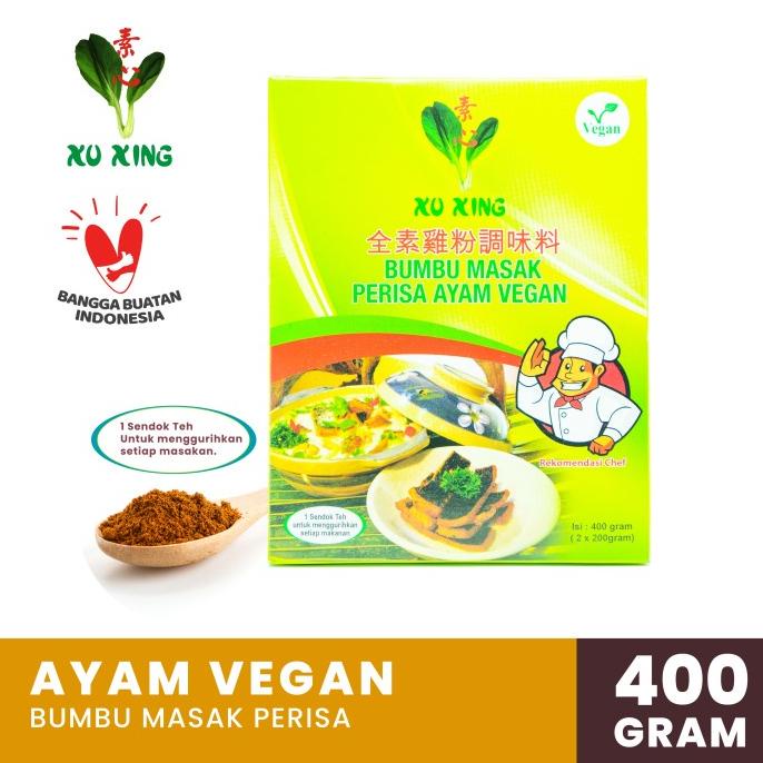 

Silahkan Order] Bumbu Masak Perisa Ayam Vegan [400 Gram]