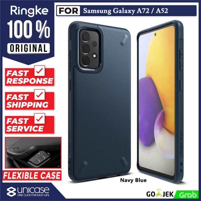 Case Samsung Galaxy A52 / A72 Ringke Onyx TPU Softcase casing - A52, Black