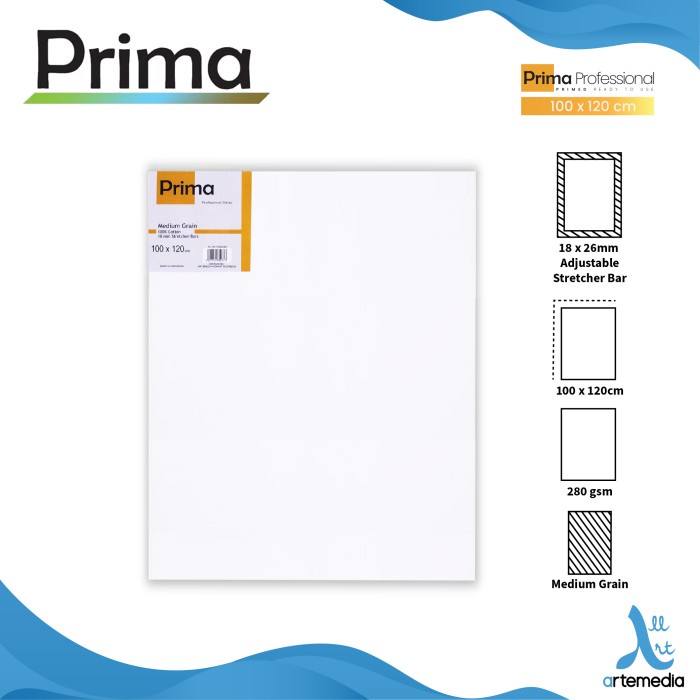 

Kanvas Lukis Prima Professional 100X120Cm Cotton Canvas