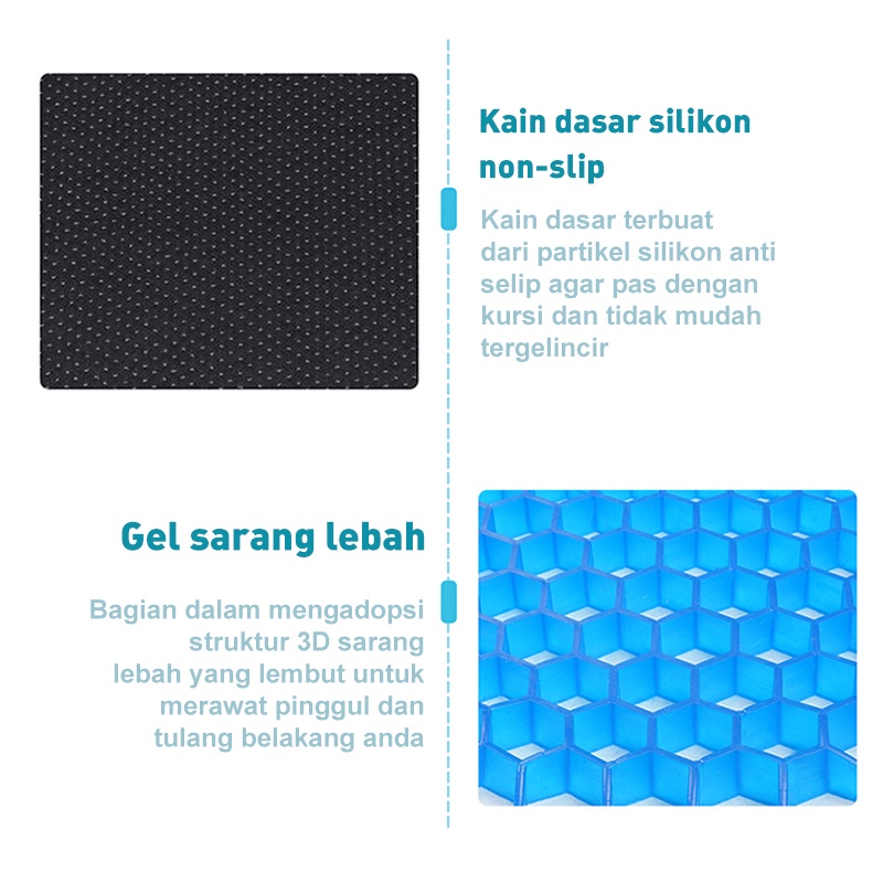 Holiven Bantal Dudukan Kursi Mobil 4 Musim Breathable