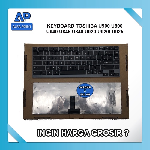 Keyboard Toshiba U900 U920 U920t U925 U800 U940 U845 U840