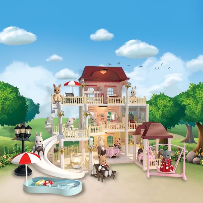 Koala Town Luxury Villa Paradise - DIY doll house rumah boneka 3lantai