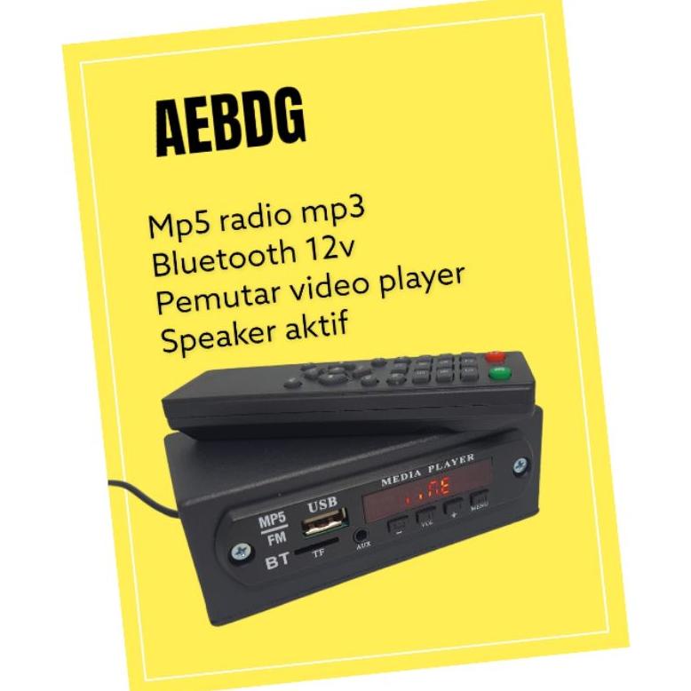 7.7 Aebdg Rakitan Mp5 Usb Fm Radio Bluetooth / Pemutar Video Mp5 Mp4 Mp3 / Rakitan Mp5 Mp4 Mp3 Video