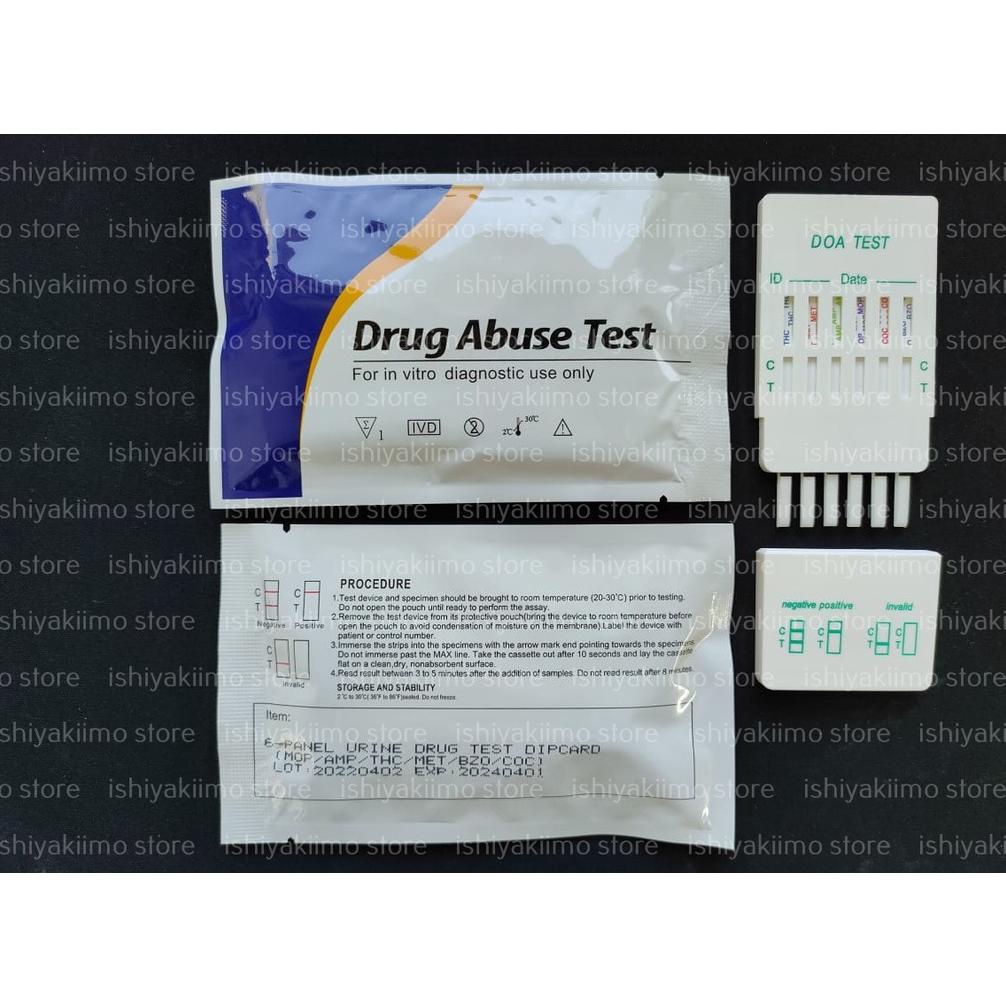 New Drug Abuse Test Alat Tes Urine Narkoba-6 Parameter