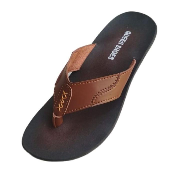 Ready Sh_New Sandal Jepit Kulit Pria/Sandal Jepit Rajut Kulit Pria