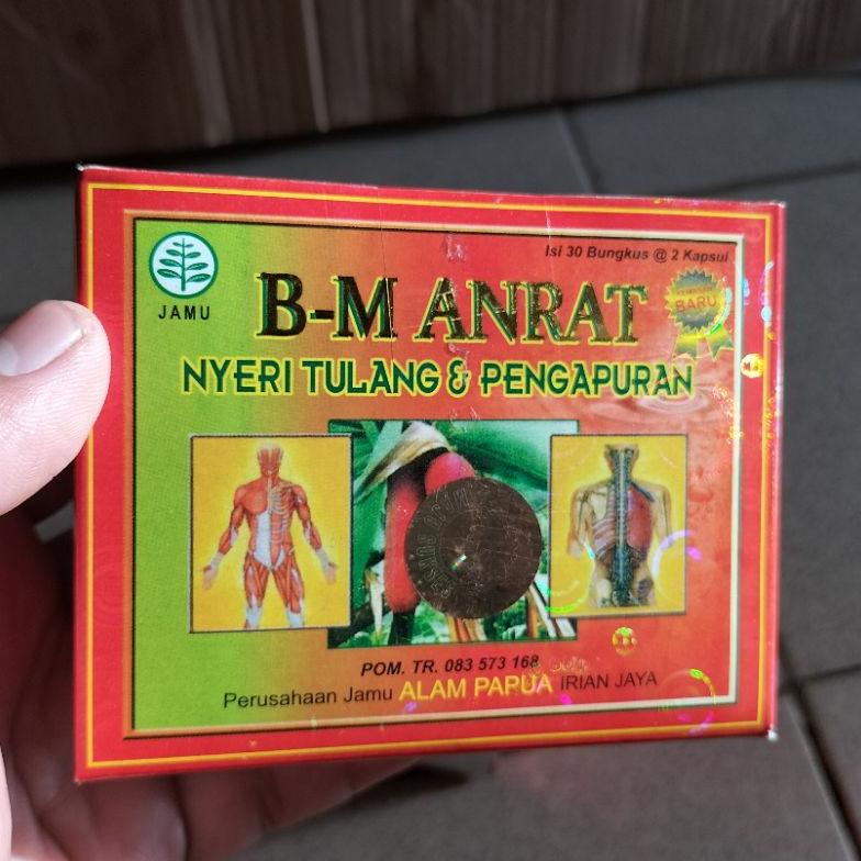 Sale 7.7 Jamu Buah Merah Papua / B-M ANRAT Untuk Nyeri Tulang / BM ANRAT / kapsul Buah merah Papua /