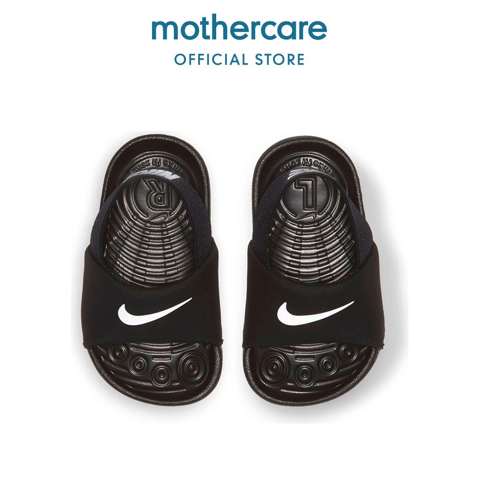 SIAP KIRIM Nike Kawa Baby/Toddler Slides Black - Sepatu Sandal Anak (Hitam)