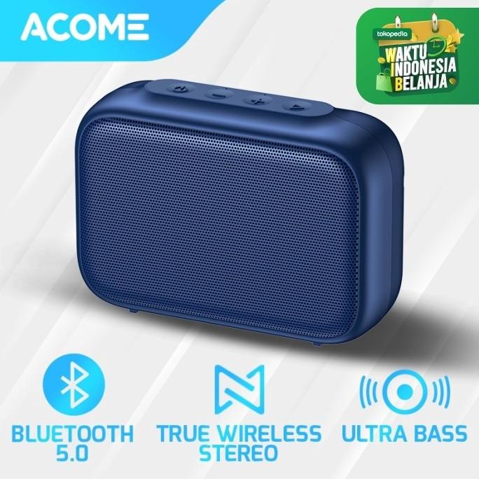 Acome A1 Sense Speaker Bluetooth 5.0 Portable Ultra Bass Tws