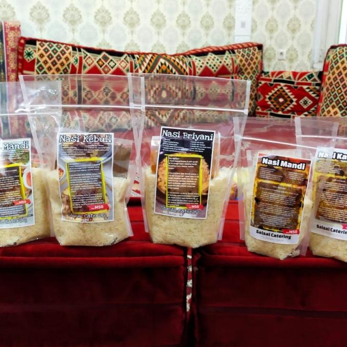 

Paket Instan Beras Basmati 500gr Plus Bumbu dan Kismis kebuli kabsah