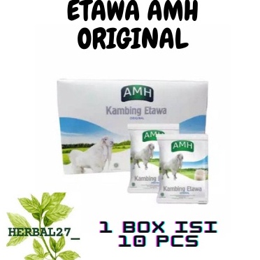 

[KODE PRODUK RWKRJ8984] SUSU KAMBING ETAWA AMH FULL CREAM BOX (isi 10 sachet) / Susu Kambing bubuk AMH Original / Kemasan BOX PUTIH ORIGINAL / Isi 10 SACHET / SUSU KAMBING ETTAWA - ENERGEN - CHOCOLATOS DRINK - BENG BENG DRINK