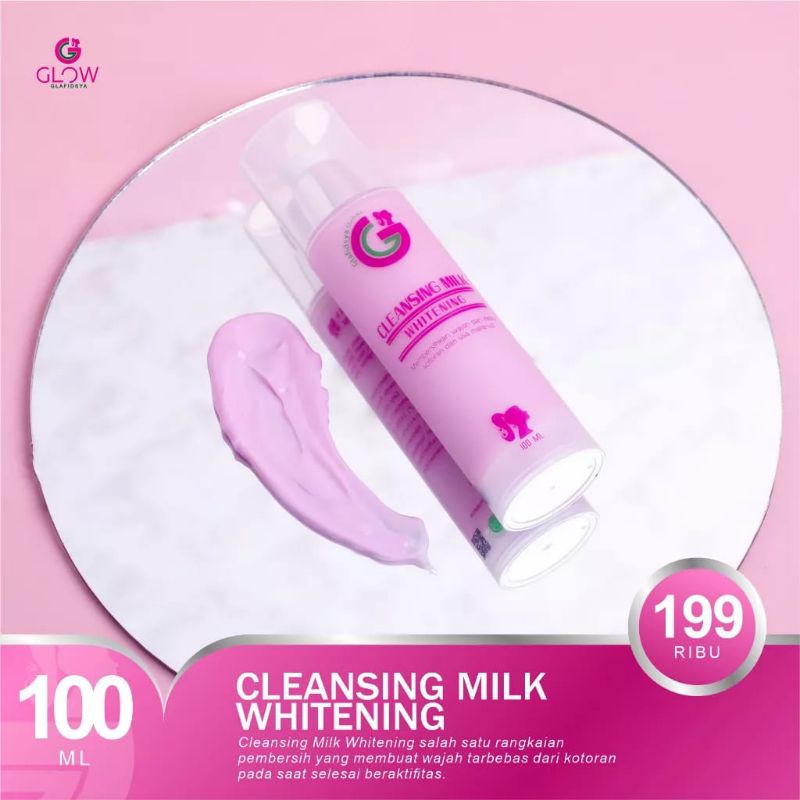 CLEANSING MILK WHITENING GLAFIDSYA OFFICIAL STORE GLAFIDSYA MEDIKA GLAFIDSYA GLOW