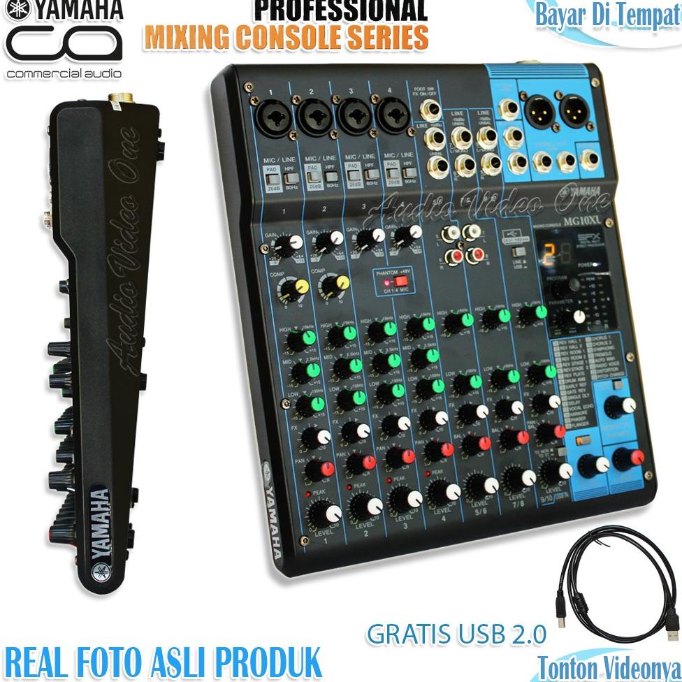 ANA681 Mixer YAMAHA 10 Chanel MG10XU Mikser Audio Bluetooth Gratis Usb 24 Dsp ++