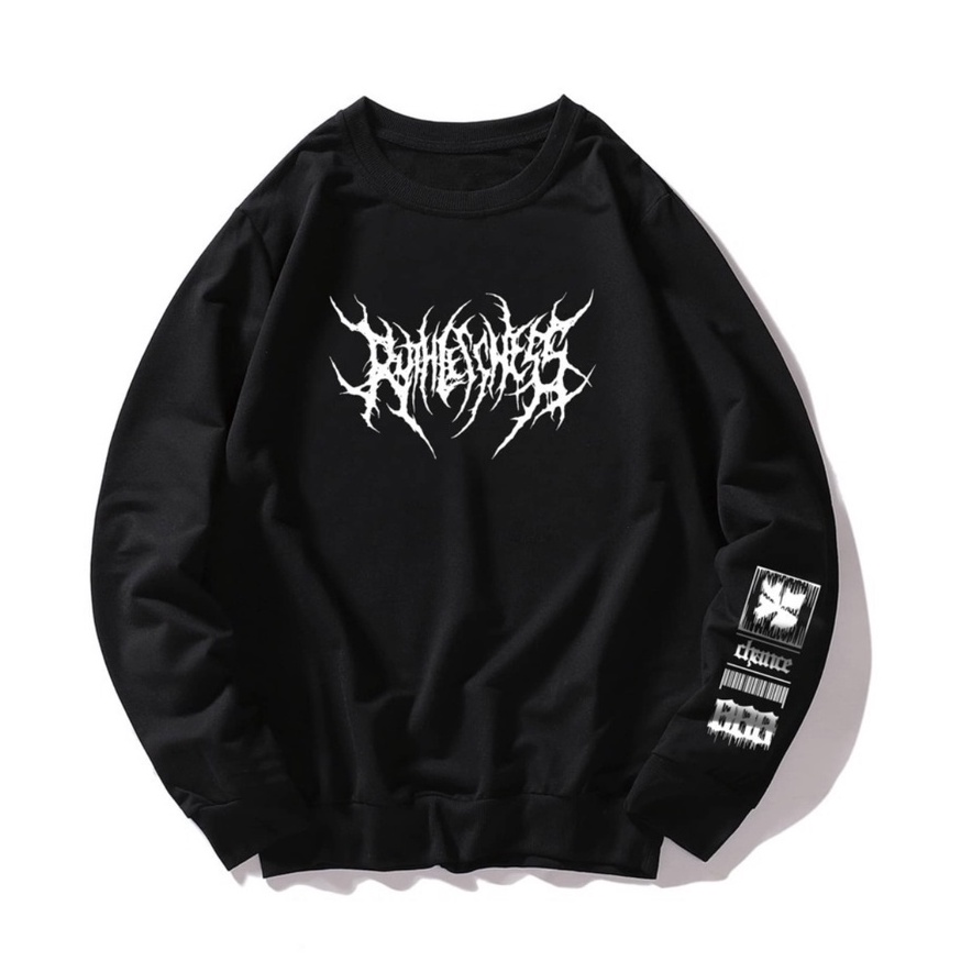 [KODE PRODUK TS6YB8958] Sweater Basic Musik Metal || METAL Rutches Sweater Crewneck || Pria & Wanita